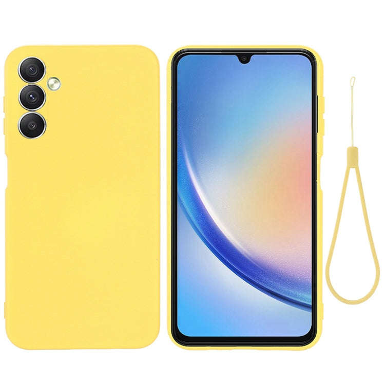 Pure Color Liquid Silicone Shockproof Phone Case, For Samsung Galaxy A25 5G, For Samsung Galaxy M...
