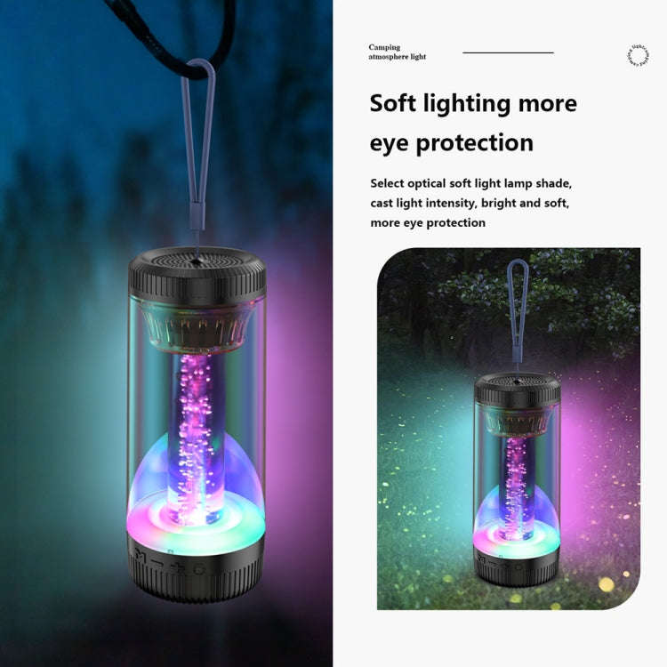 Z15 Portable RGB Atmosphere Light Outdoor Wireless Bluetooth Speaker, Z15