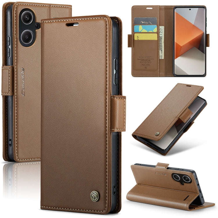 CaseMe 023 Butterfly Buckle Litchi Texture RFID Anti-theft Leather Phone Case, For Xiaomi Redmi N...