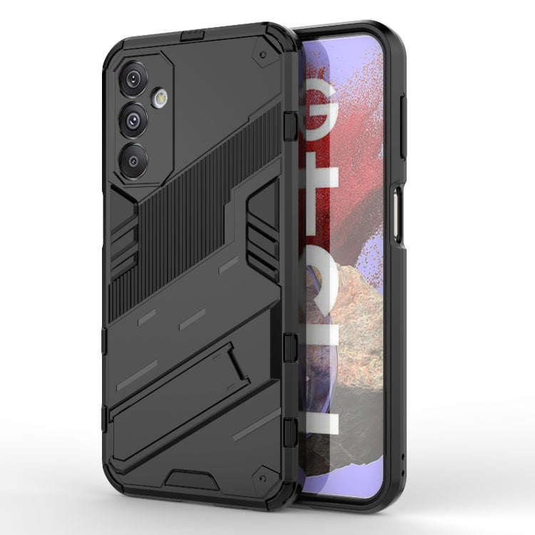 Punk Armor 2 in 1 PC + TPU Phone Case with Holder, For Samsung Galaxy M34 India, For Samsung Gala...