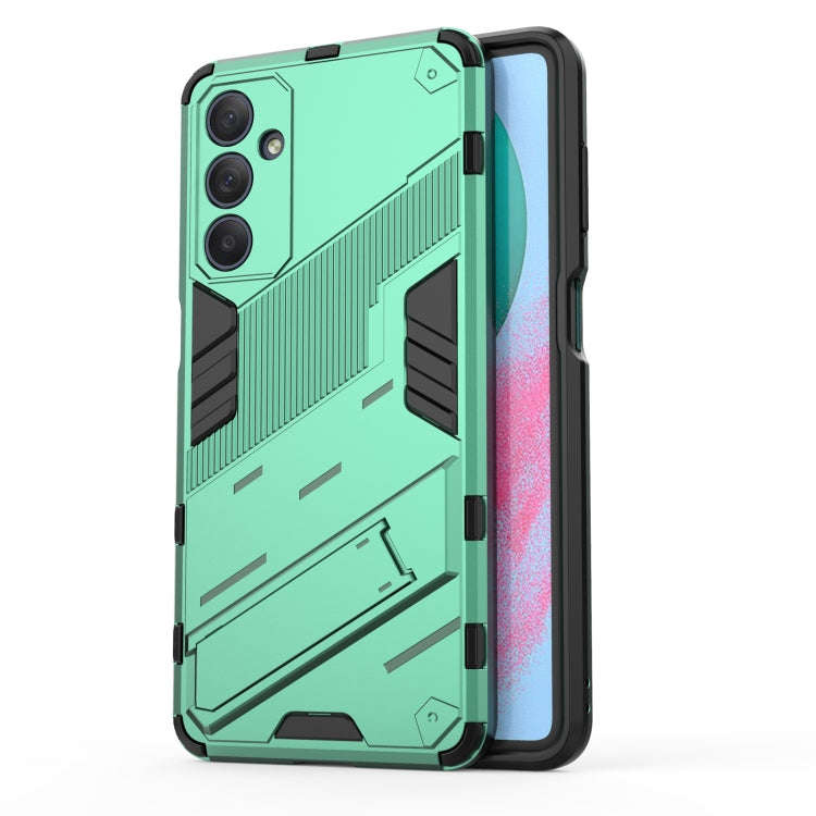Punk Armor 2 in 1 PC + TPU Phone Case with Holder, For Samsung Galaxy M34 India, For Samsung Gala...