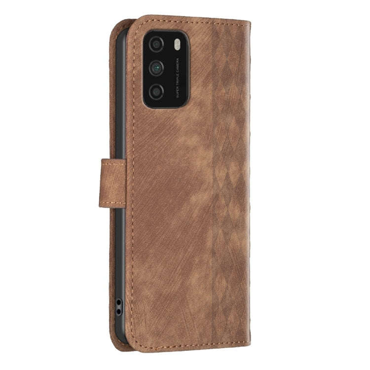 Plaid Embossed Leather Phone Case, For Xiaomi Poco M3 CN Version, For Xiaomi Poco X3 / X3 NFC, Fo...