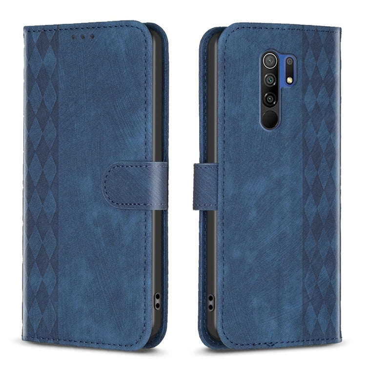 Plaid Embossed Leather Phone Case, For Xiaomi Poco M3 CN Version, For Xiaomi Poco X3 / X3 NFC, Fo...