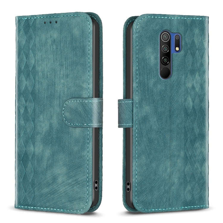 Plaid Embossed Leather Phone Case, For Xiaomi Poco M3 CN Version, For Xiaomi Poco X3 / X3 NFC, Fo...