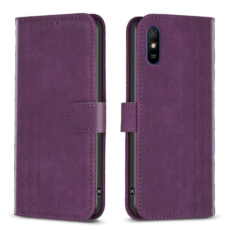Plaid Embossed Leather Phone Case, For Xiaomi Poco M3 CN Version, For Xiaomi Poco X3 / X3 NFC, Fo...