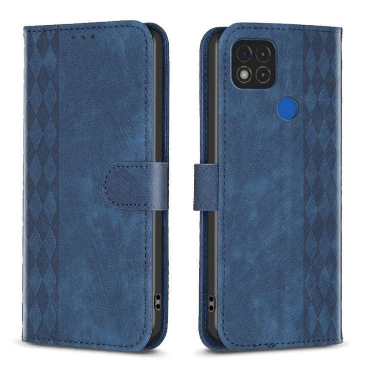 Plaid Embossed Leather Phone Case, For Xiaomi Poco M3 CN Version, For Xiaomi Poco X3 / X3 NFC, Fo...
