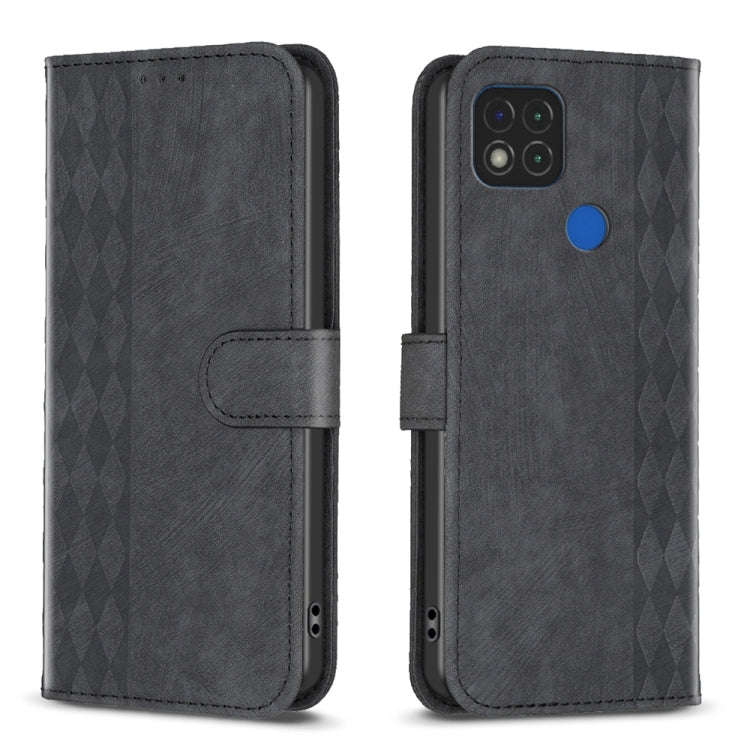 Plaid Embossed Leather Phone Case, For Xiaomi Poco M3 CN Version, For Xiaomi Poco X3 / X3 NFC, Fo...