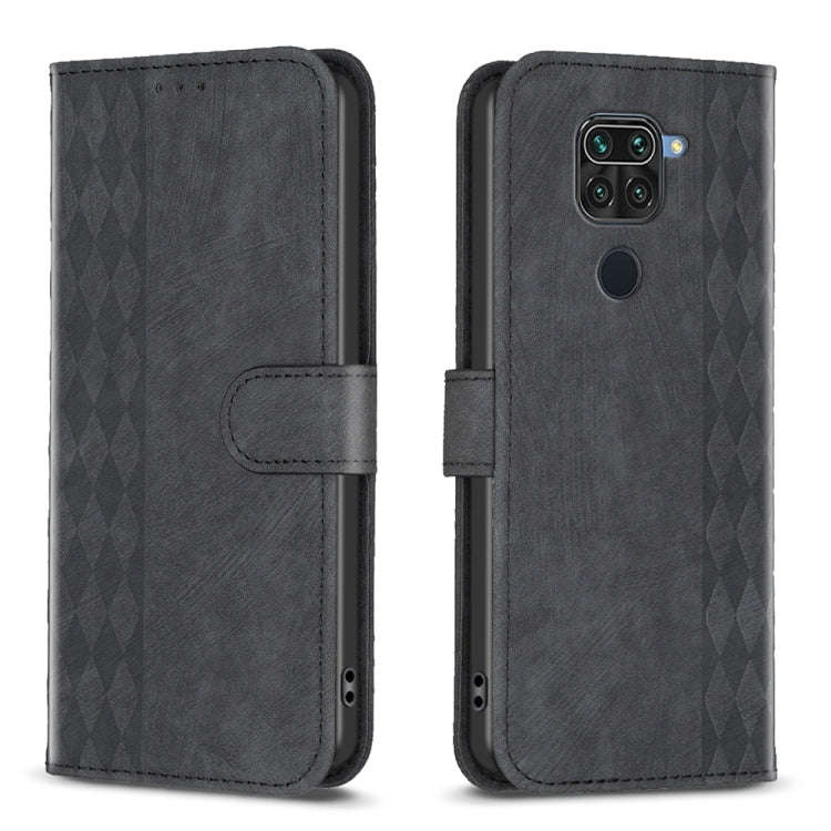 Plaid Embossed Leather Phone Case, For Xiaomi Poco M3 CN Version, For Xiaomi Poco X3 / X3 NFC, Fo...