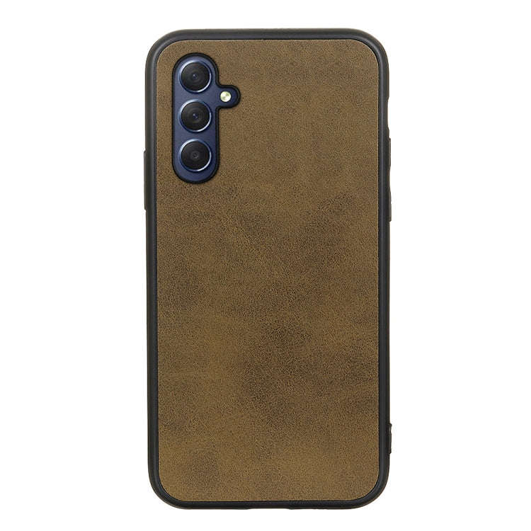 Two-color Calf Texture Shockproof Phone Case, For Samsung Galaxy M54 5G