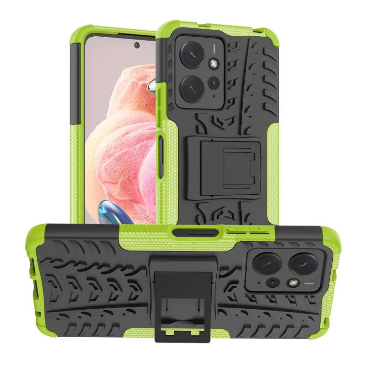Tire Texture TPU + PC Phone Case with Holder, For Xiaomi Redmi A3 4G, For Xiaomi Redmi Note 13 4G...
