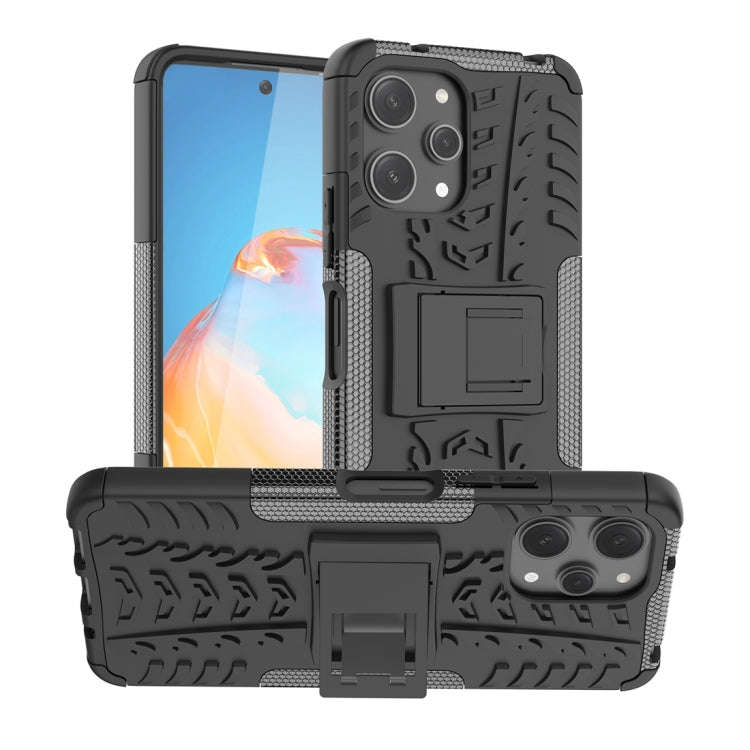 Tire Texture TPU + PC Phone Case with Holder, For Xiaomi Redmi A3 4G, For Xiaomi Redmi Note 13 4G...