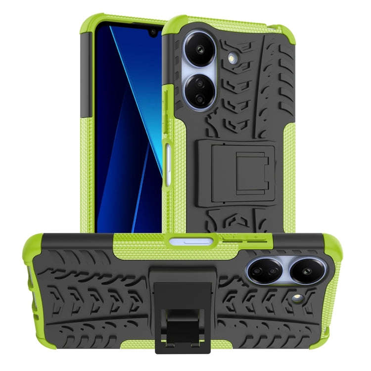 Tire Texture TPU + PC Phone Case with Holder, For Xiaomi Redmi A3 4G, For Xiaomi Redmi Note 13 4G...