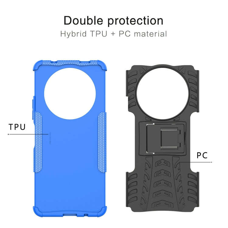 Tire Texture TPU + PC Phone Case with Holder, For Xiaomi Redmi A3 4G, For Xiaomi Redmi Note 13 4G...