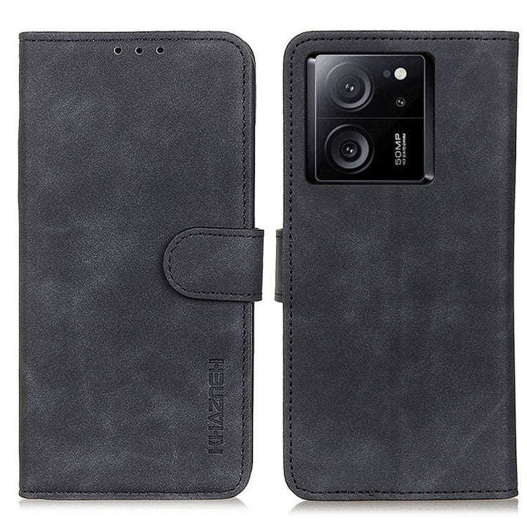 KHAZNEH Retro Texture Flip Leather Phone Case, For Xiaomi Redmi Note 13 5G Global, For Xiaomi Red...