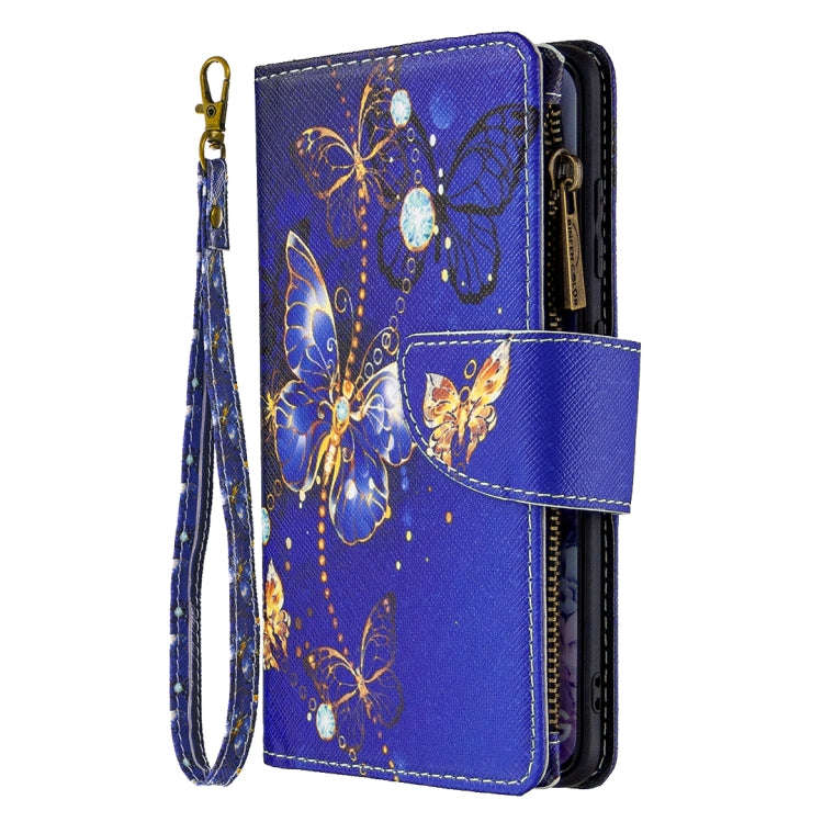 Colored Drawing Pattern Zipper Horizontal Flip Leather Case with Holder & Card Slots & Wallet, Fo...