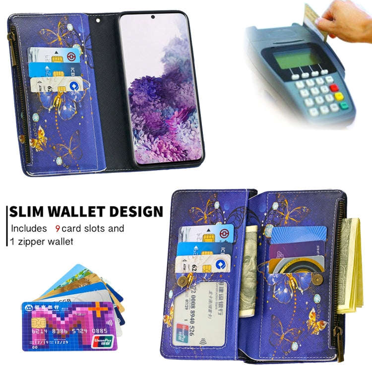 Colored Drawing Pattern Zipper Horizontal Flip Leather Case with Holder & Card Slots & Wallet, Fo...