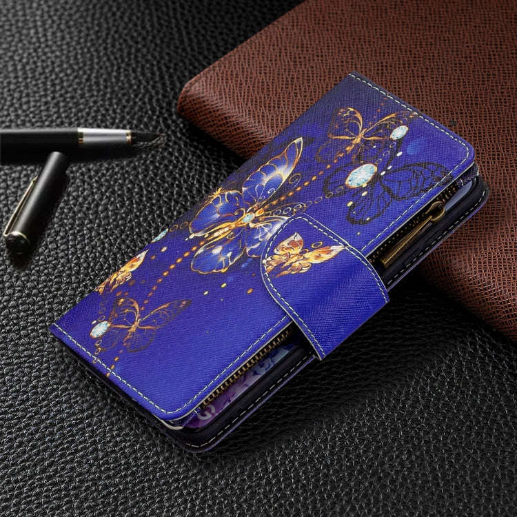 Colored Drawing Pattern Zipper Horizontal Flip Leather Case with Holder & Card Slots & Wallet, Fo...