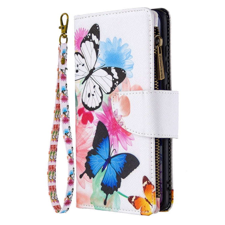 Colored Drawing Pattern Zipper Horizontal Flip Leather Case with Holder & Card Slots & Wallet, Fo...