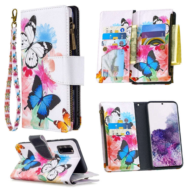 Colored Drawing Pattern Zipper Horizontal Flip Leather Case with Holder & Card Slots & Wallet, Fo...