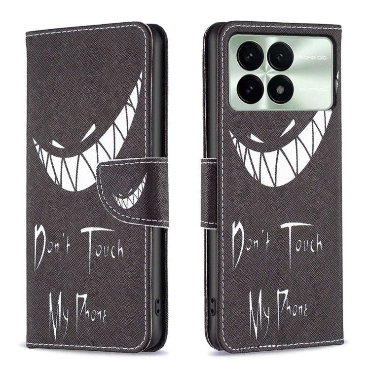 Colored Drawing Pattern Leather Phone Case, For Xiaomi Redmi K70 / K70 Pro