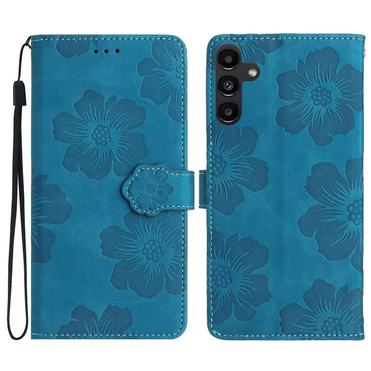 Flower Embossing Pattern Leather Phone Case, For Samsung Galaxy A12, For Samsung Galaxy A13 4G, F...