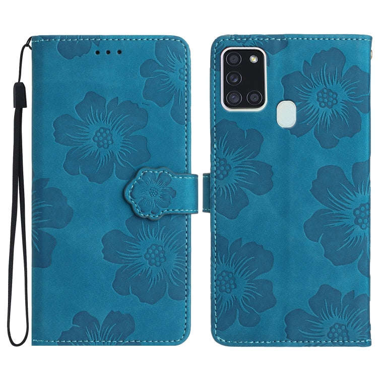 Flower Embossing Pattern Leather Phone Case, For Samsung Galaxy A12, For Samsung Galaxy A13 4G, F...
