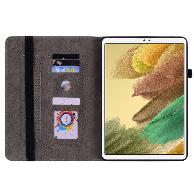 Butterfly Rose Embossed Leather Tablet Case, For Samsung Galaxy A7 Lite T220 / T225, For Samsung ...