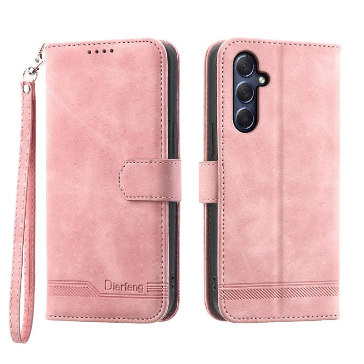 Dierfeng Dream Line TPU + PU Leather Phone Case, For Samsung Galaxy A15, For Samsung Galaxy A05, ...