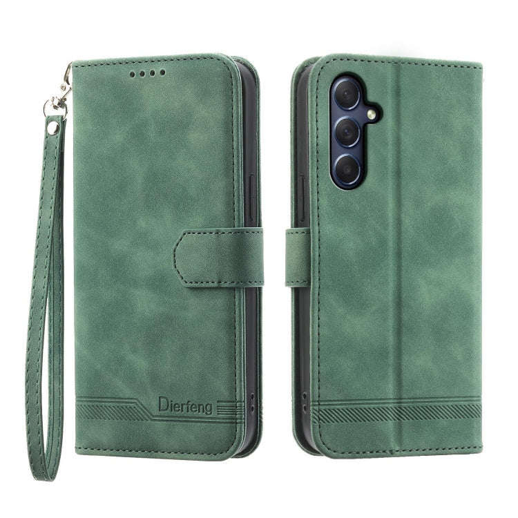 Dierfeng Dream Line TPU + PU Leather Phone Case, For Samsung Galaxy A15, For Samsung Galaxy A05, ...