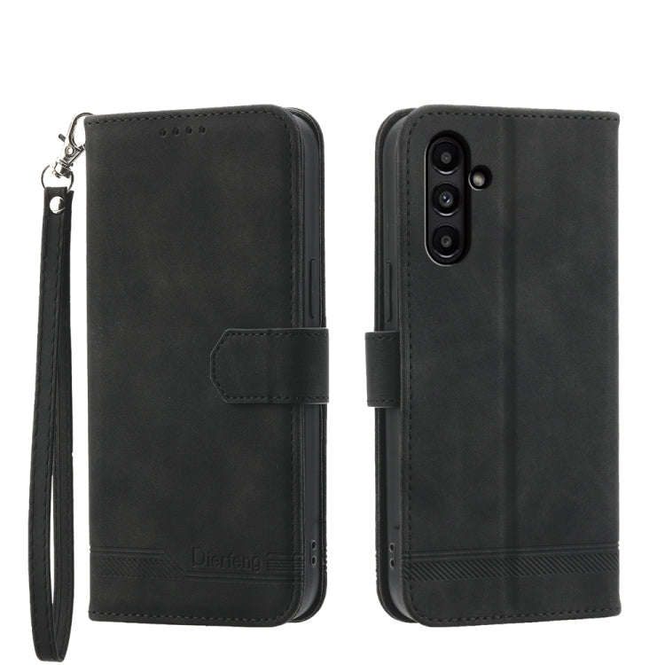 Dierfeng Dream Line TPU + PU Leather Phone Case, For Samsung Galaxy A15, For Samsung Galaxy A05, ...
