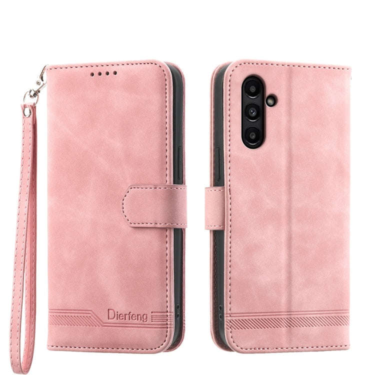 Dierfeng Dream Line TPU + PU Leather Phone Case, For Samsung Galaxy A15, For Samsung Galaxy A05, ...