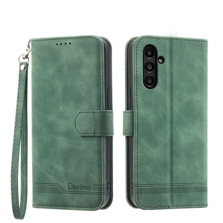 Dierfeng Dream Line TPU + PU Leather Phone Case, For Samsung Galaxy A15, For Samsung Galaxy A05, ...