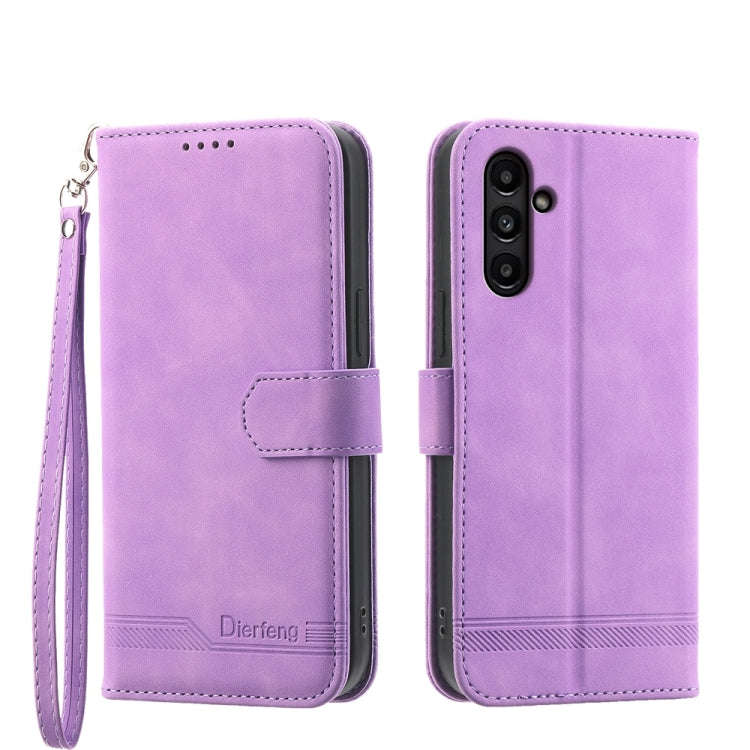 Dierfeng Dream Line TPU + PU Leather Phone Case, For Samsung Galaxy A15, For Samsung Galaxy A05, ...