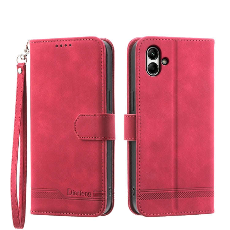 Dierfeng Dream Line TPU + PU Leather Phone Case, For Samsung Galaxy A15, For Samsung Galaxy A05, ...