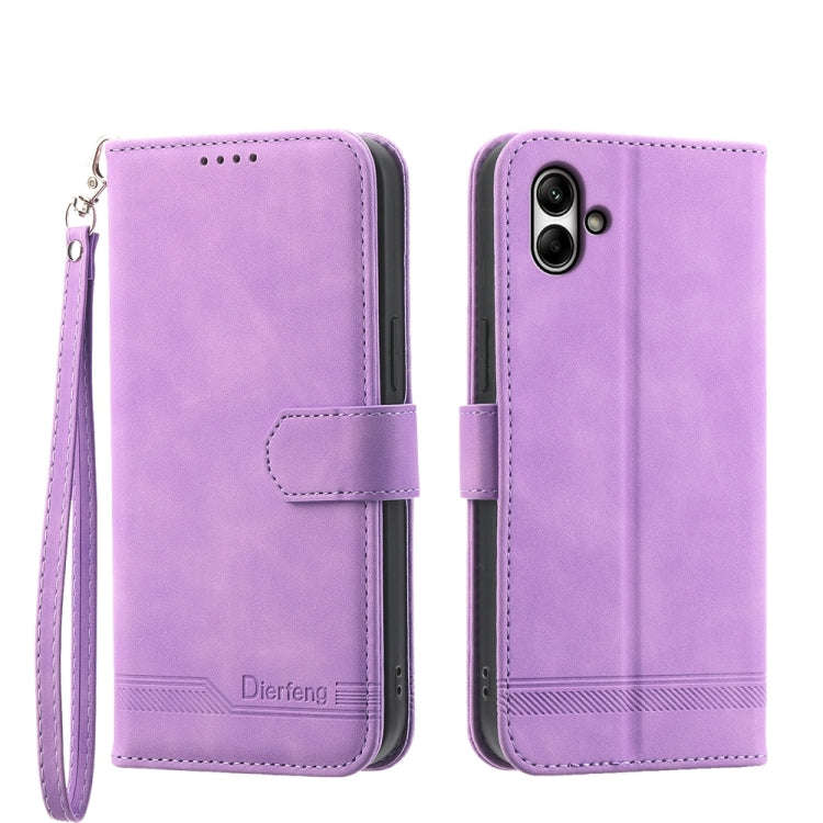 Dierfeng Dream Line TPU + PU Leather Phone Case, For Samsung Galaxy A15, For Samsung Galaxy A05, ...