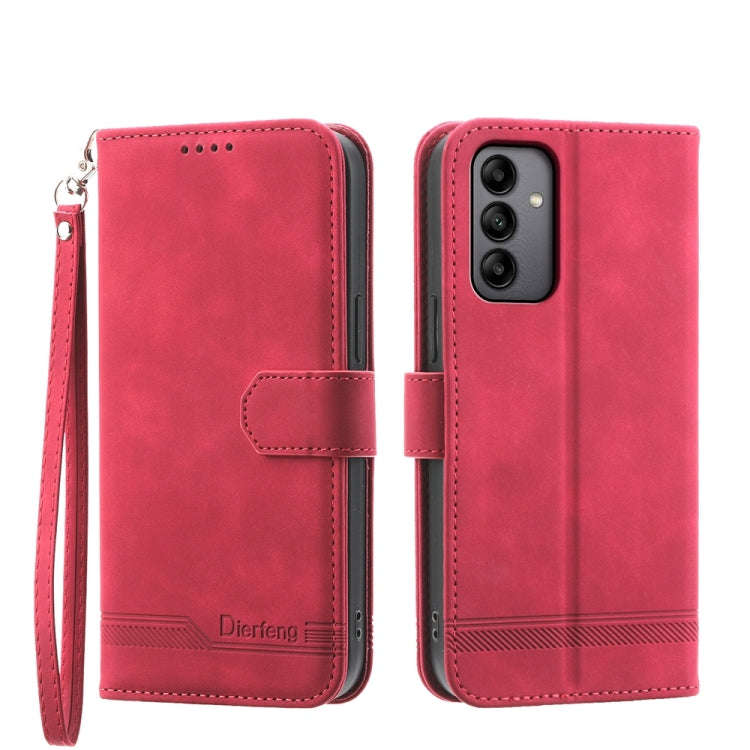Dierfeng Dream Line TPU + PU Leather Phone Case, For Samsung Galaxy A15, For Samsung Galaxy A05, ...