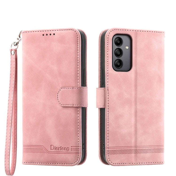 Dierfeng Dream Line TPU + PU Leather Phone Case, For Samsung Galaxy A15, For Samsung Galaxy A05, ...