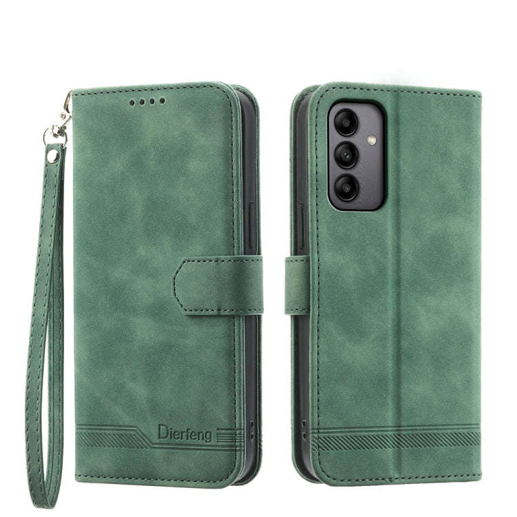 Dierfeng Dream Line TPU + PU Leather Phone Case, For Samsung Galaxy A15, For Samsung Galaxy A05, ...