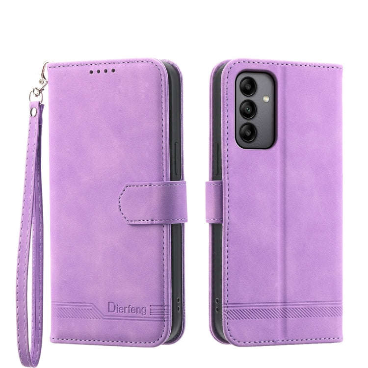 Dierfeng Dream Line TPU + PU Leather Phone Case, For Samsung Galaxy A15, For Samsung Galaxy A05, ...