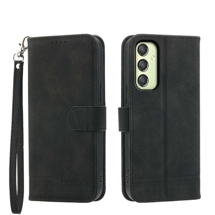 Dierfeng Dream Line TPU + PU Leather Phone Case, For Samsung Galaxy A15, For Samsung Galaxy A05, ...