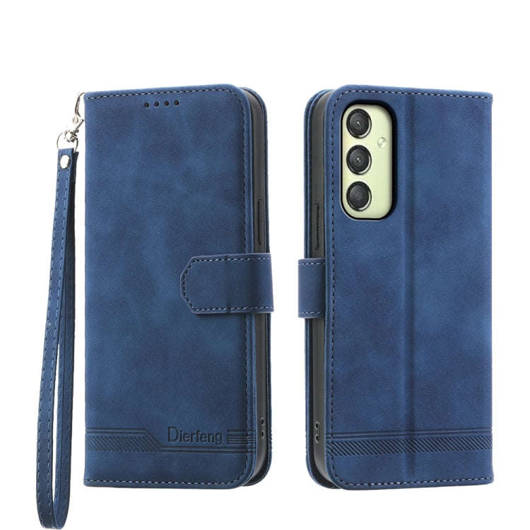 Dierfeng Dream Line TPU + PU Leather Phone Case, For Samsung Galaxy A15, For Samsung Galaxy A05, ...