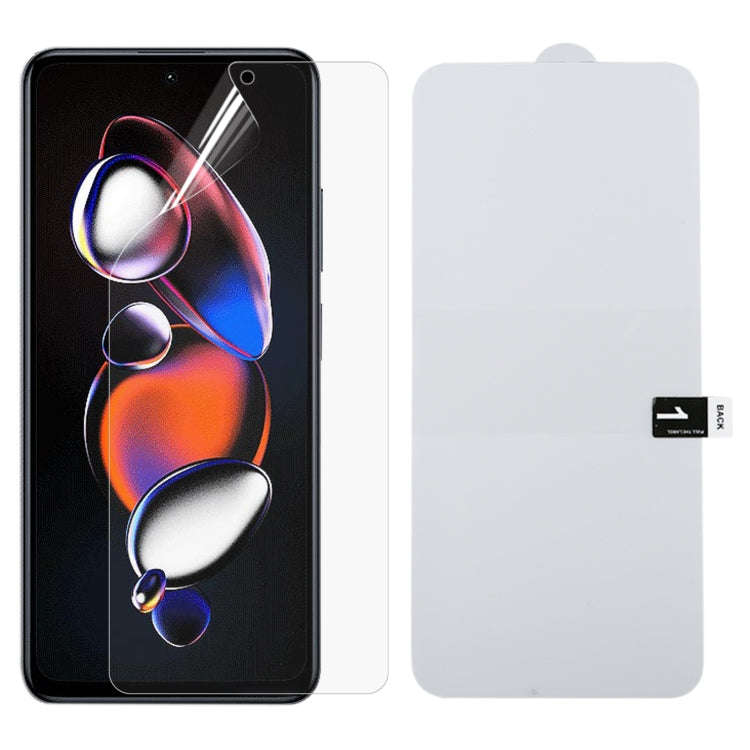 Full Screen Protector Explosion-proof Hydrogel Film, For Xiaomi Redmi 12 / 12R / 12 5G / Note 12R...