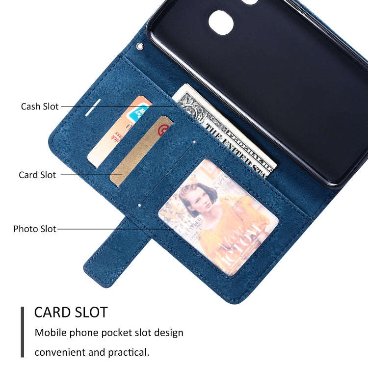 Skin Feel Splicing Horizontal Flip Leather Case with Holder & Card Slots & Wallet & Photo Frame, ...