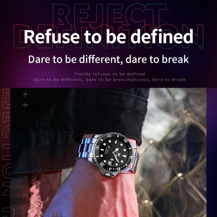 OLEVS 6650 Men Luminous Waterproof Mechanical Watch