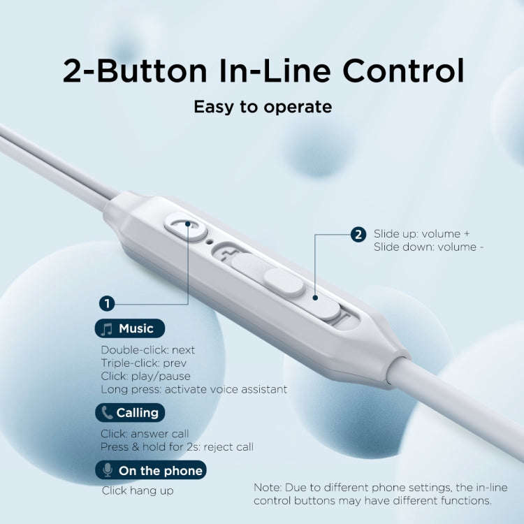 JOYROOM JR-EC06 Type-C Metal In-Ear Wired Earphone, Length: 1.2m, JR-EC06