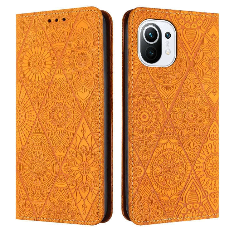 Ethnic Embossed Adsorption Leather Phone Case, For Xiaomi Poco M4 Pro 5G, For Xiaomi Poco X3 NFC,...