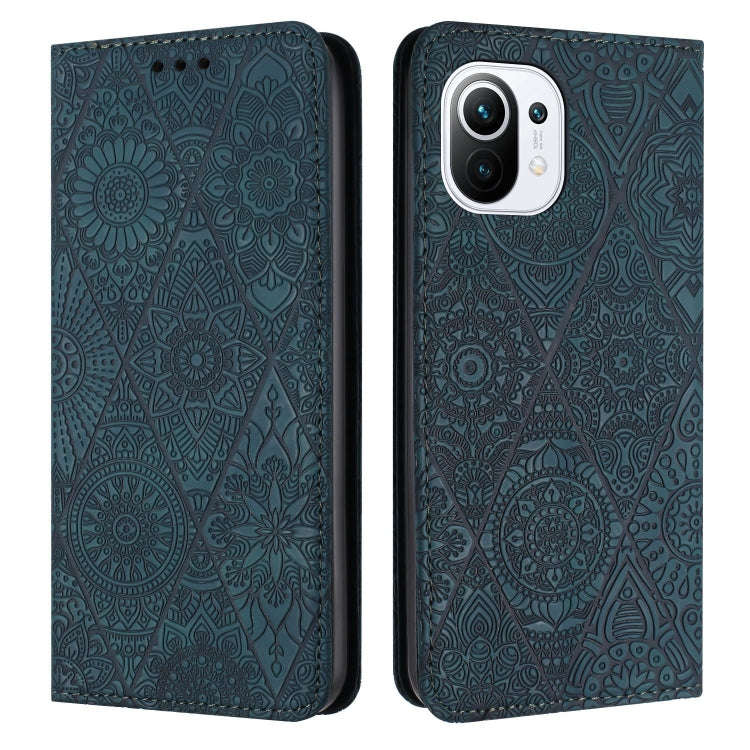 Ethnic Embossed Adsorption Leather Phone Case, For Xiaomi Poco M4 Pro 5G, For Xiaomi Poco X3 NFC,...