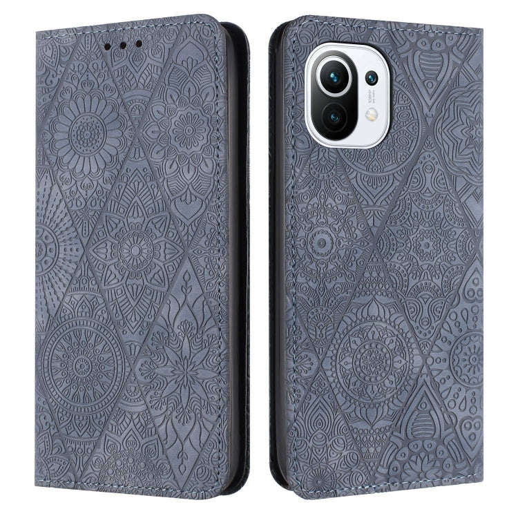 Ethnic Embossed Adsorption Leather Phone Case, For Xiaomi Poco M4 Pro 5G, For Xiaomi Poco X3 NFC,...