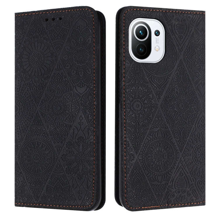 Ethnic Embossed Adsorption Leather Phone Case, For Xiaomi Poco M4 Pro 5G, For Xiaomi Poco X3 NFC,...