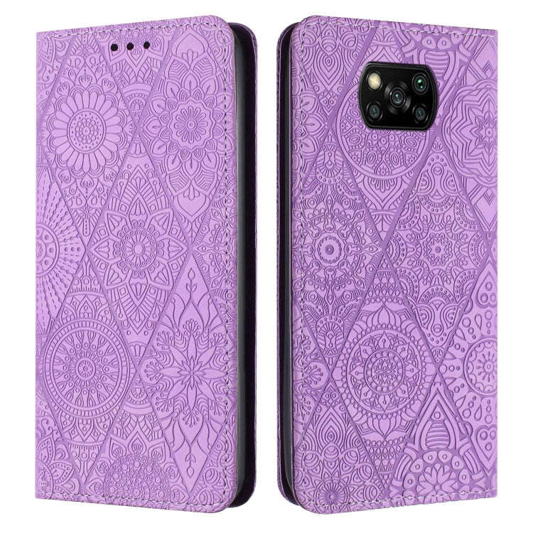 Ethnic Embossed Adsorption Leather Phone Case, For Xiaomi Poco M4 Pro 5G, For Xiaomi Poco X3 NFC,...